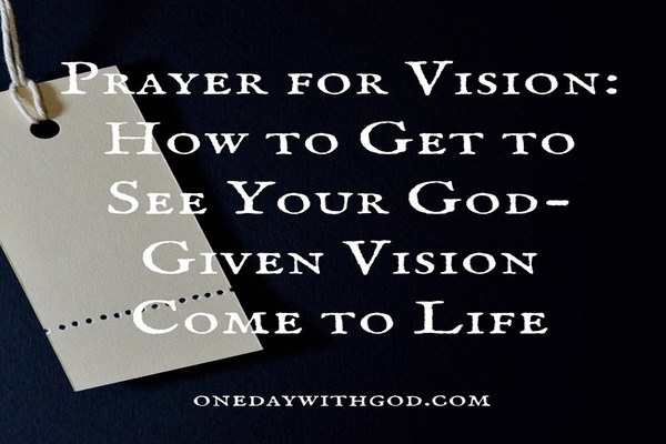 prayer for vision